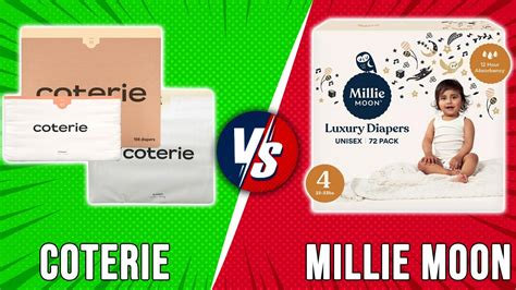 millie moon vs coterie|The Big Diaper Comparison